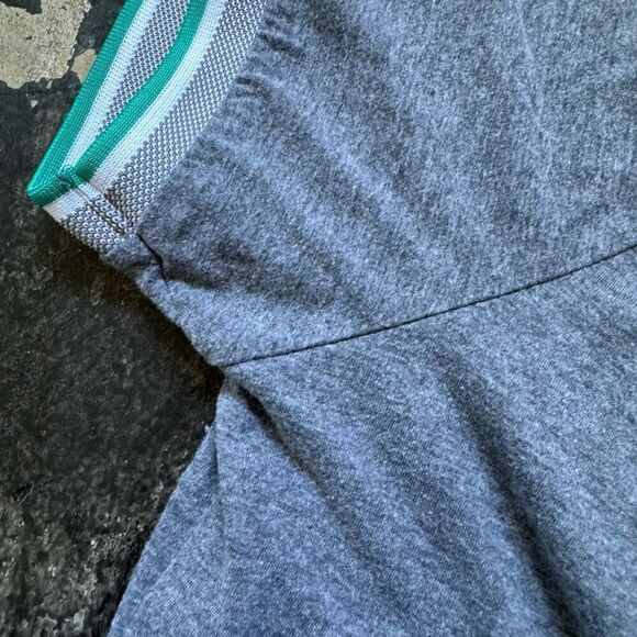 Cotton + Flow Grey Short Sleeve T-Shirt Button Front Size 2XL Cotton Polyester - Picture 7 of 12